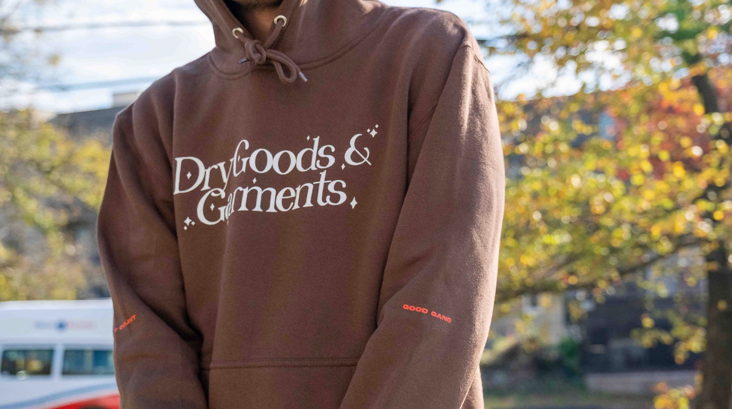 Brown Logo Hoodie